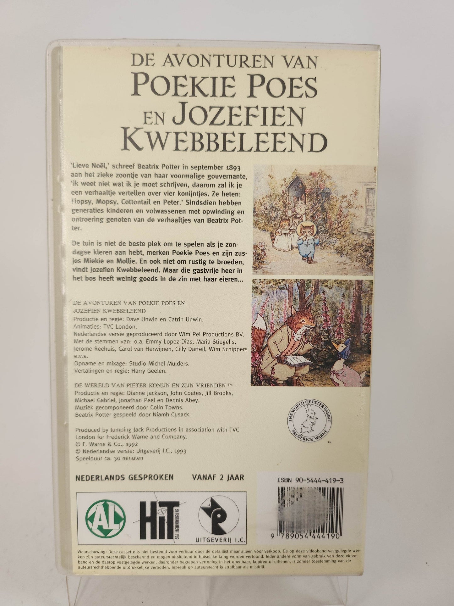 Avonturen van Poekie Poes en Jozefien Kwebbeleend VHS Kids - Feniks Gameshop