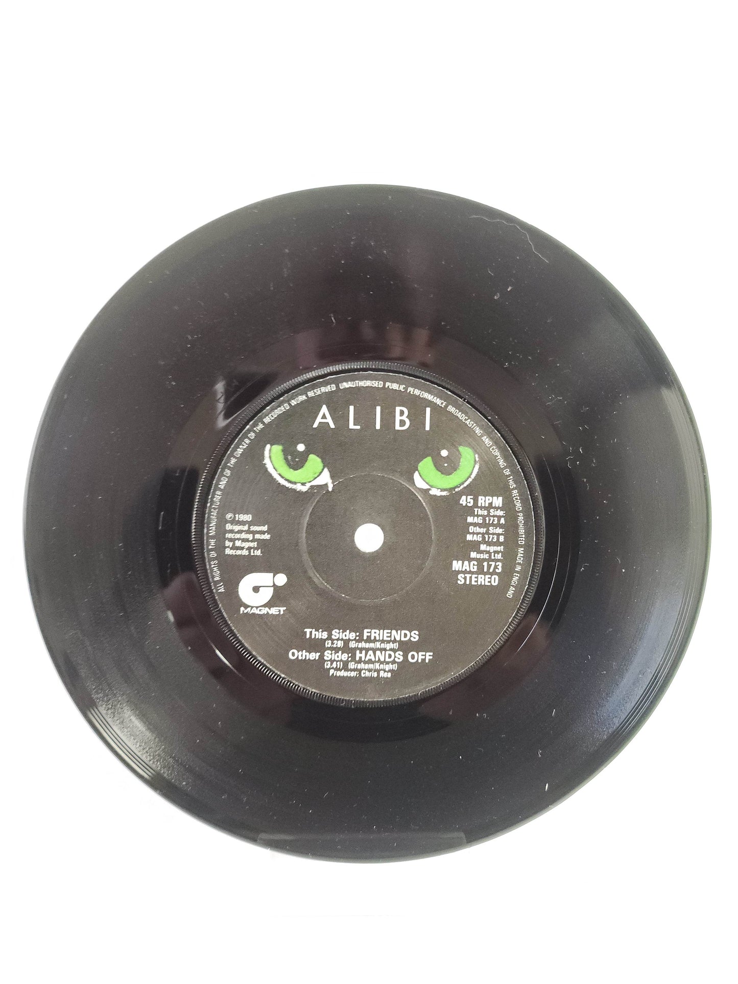 Alibi: Hands Off Single Vinyl - Feniks Gameshop