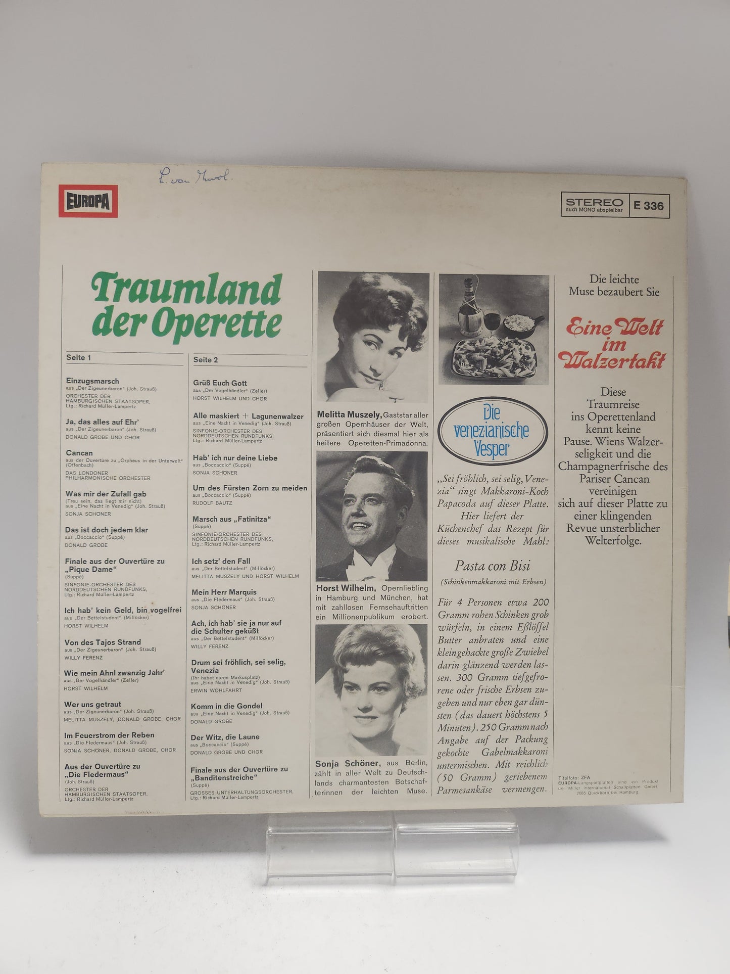 Traumland der Operette LP Vinyl