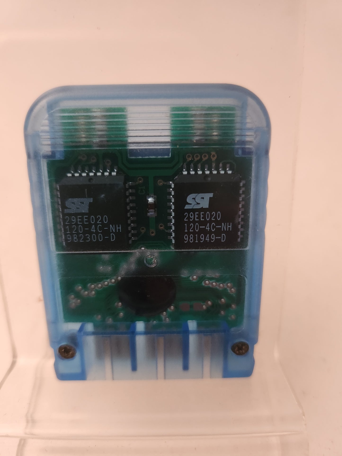 Guillemot Transparant Blue 4mb Memorycard Playstation 1