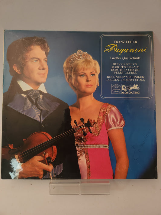 Paganini (Großer Queeschnitt): Franz Lehar LP Vinyl