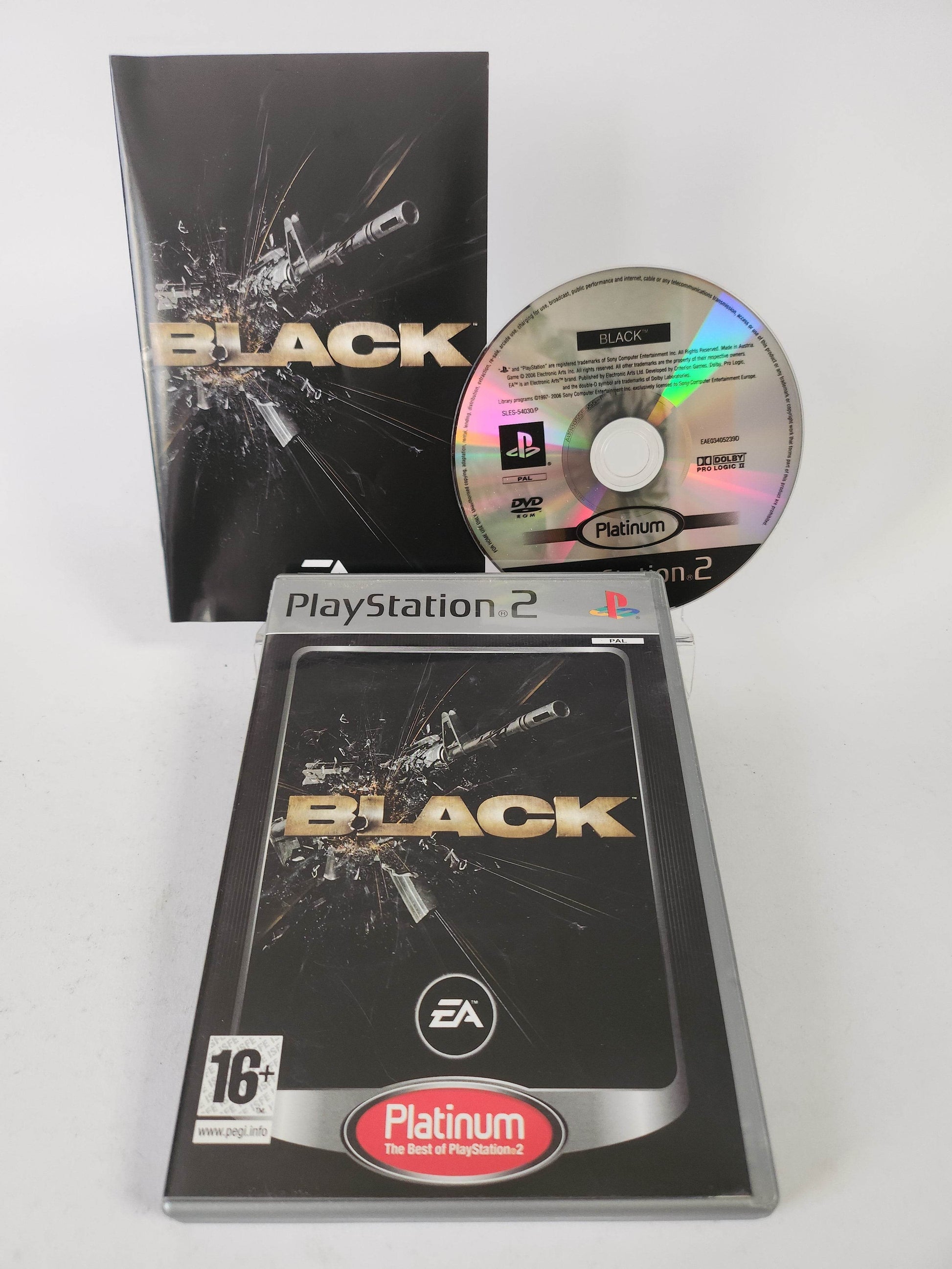 Black Platinum Playstation 2 - Feniks Gameshop
