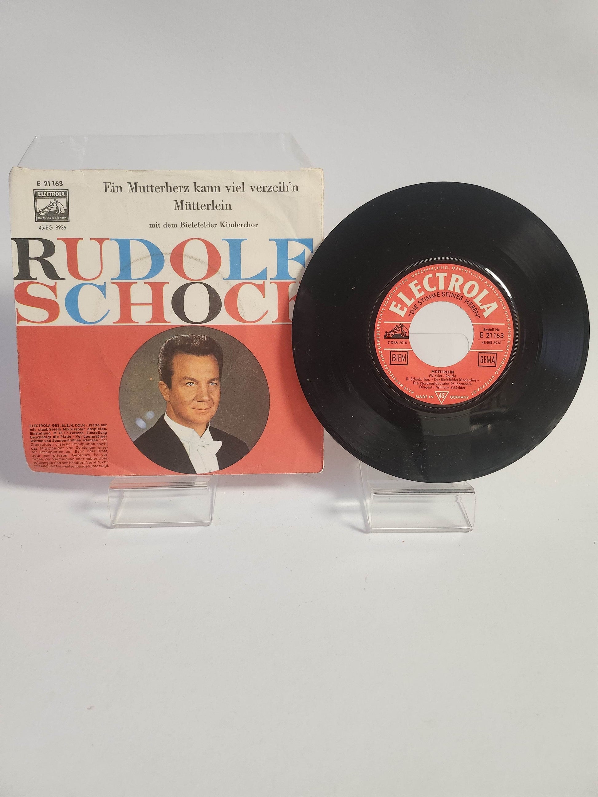 Rudolf Schock: Ein Mutterherz kann Viel Verzeih'n Single Vinyl - Feniks Gameshop