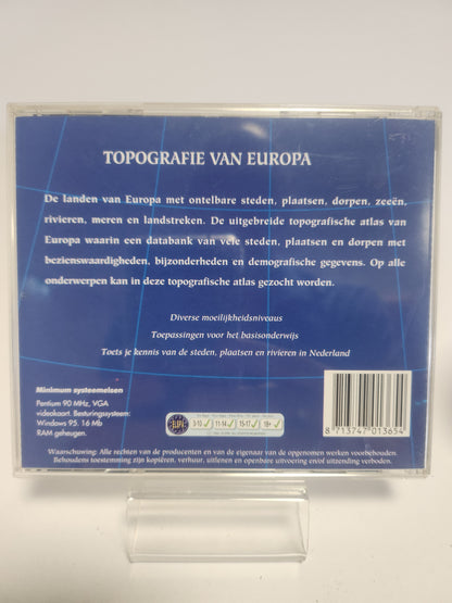 Topografie van Europa PC