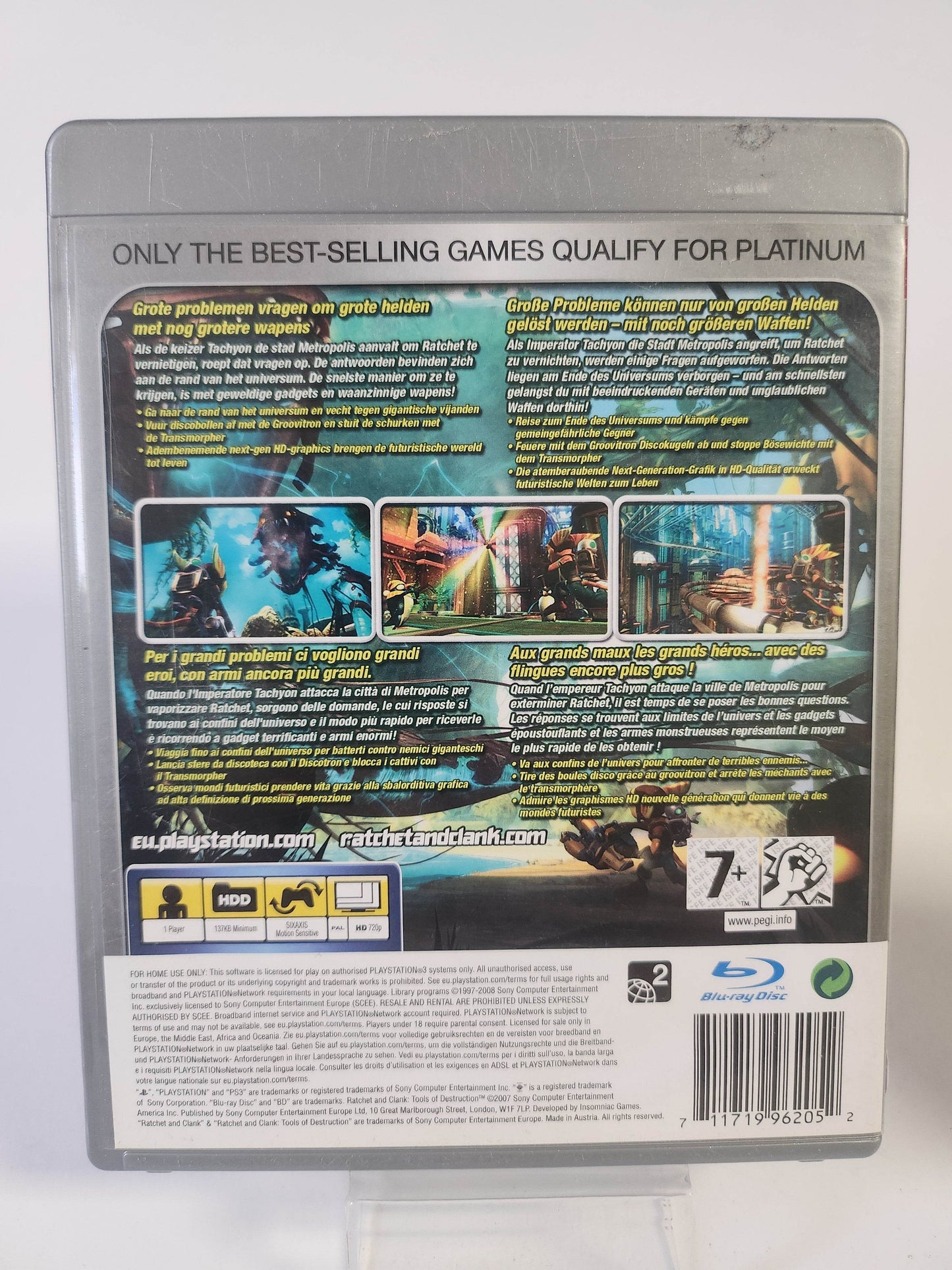 Ratchet & Clank Tools of Destruction Platinum (No Book) PlayStation 3 - Feniks Gameshop