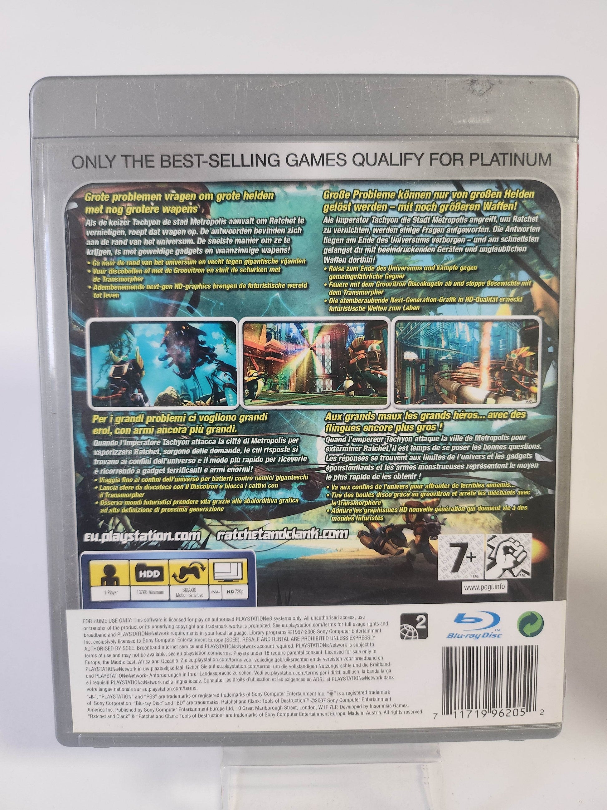 Ratchet & Clank Tools of Destruction Platinum (No Book) PlayStation 3 - Feniks Gameshop