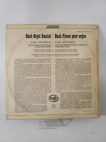 Bach: La Celebre Toccata & Fugue S 565 LP Vinyl