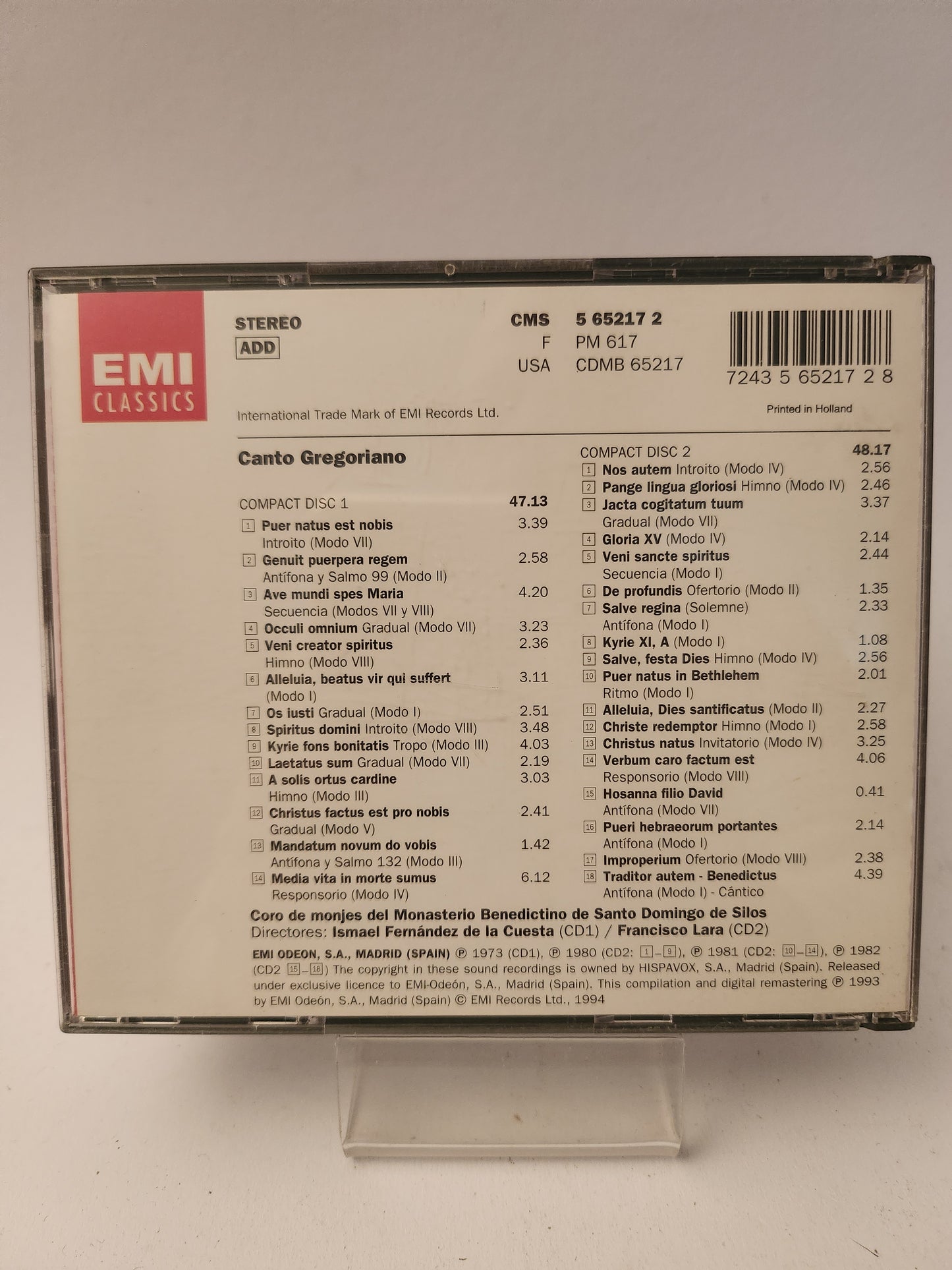 Canto Gregoriano CD