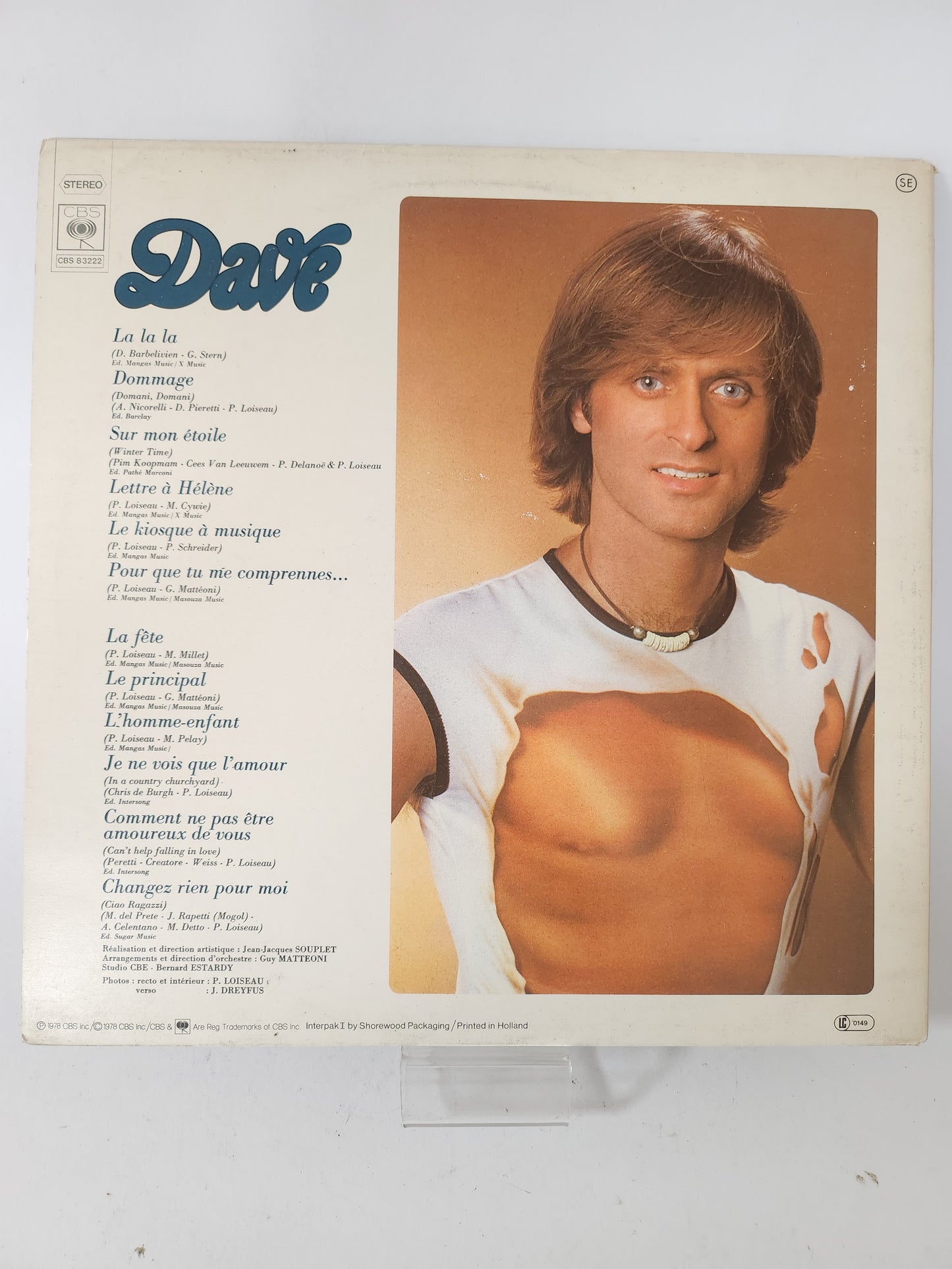 Pour Que Tu Me Comprennes: Dave LP Vinyl