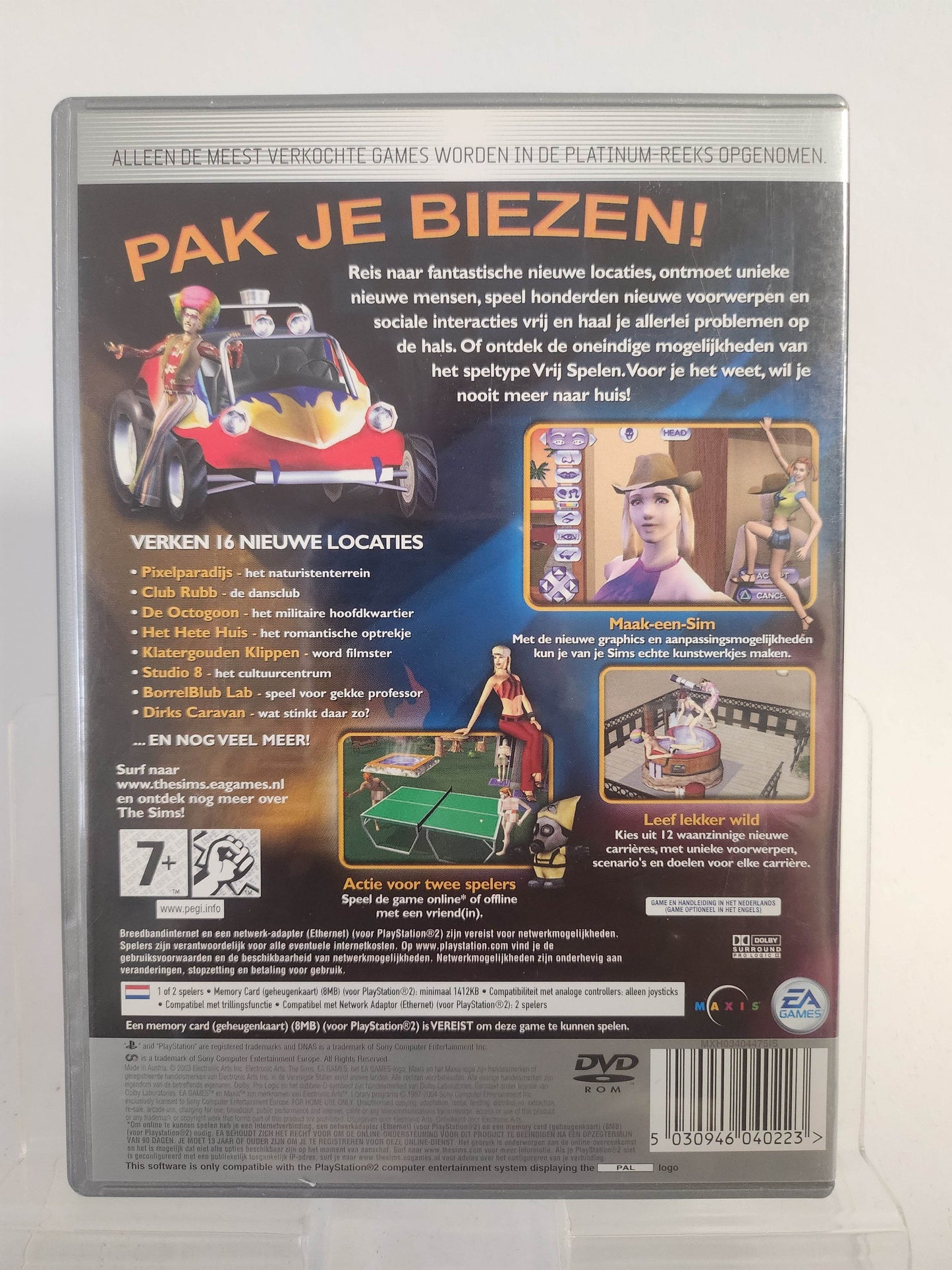 Sims Erop Uit Platinum Edition Playstation 2 - Feniks Gameshop