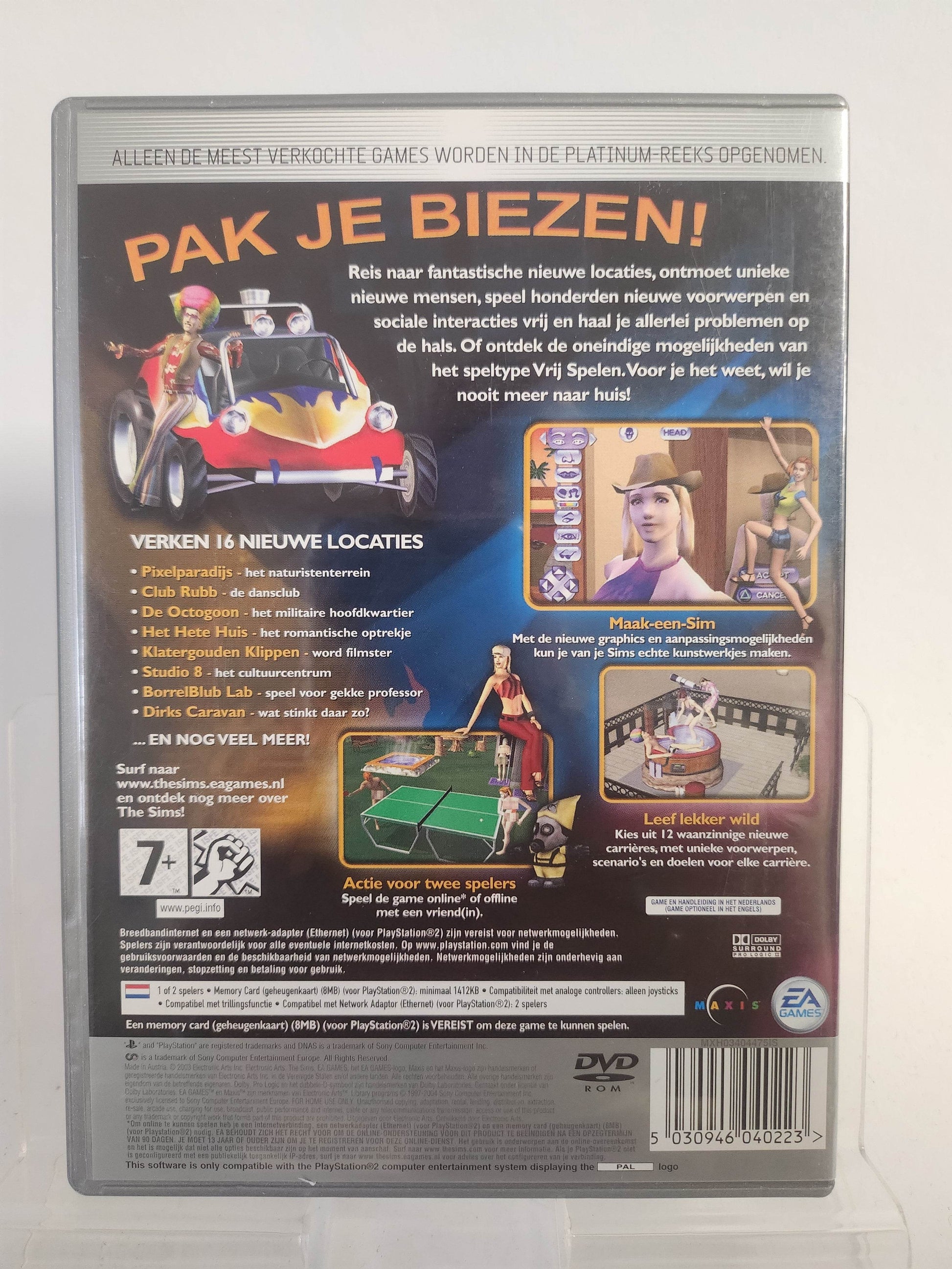 Sims Erop Uit Platinum Edition Playstation 2 - Feniks Gameshop