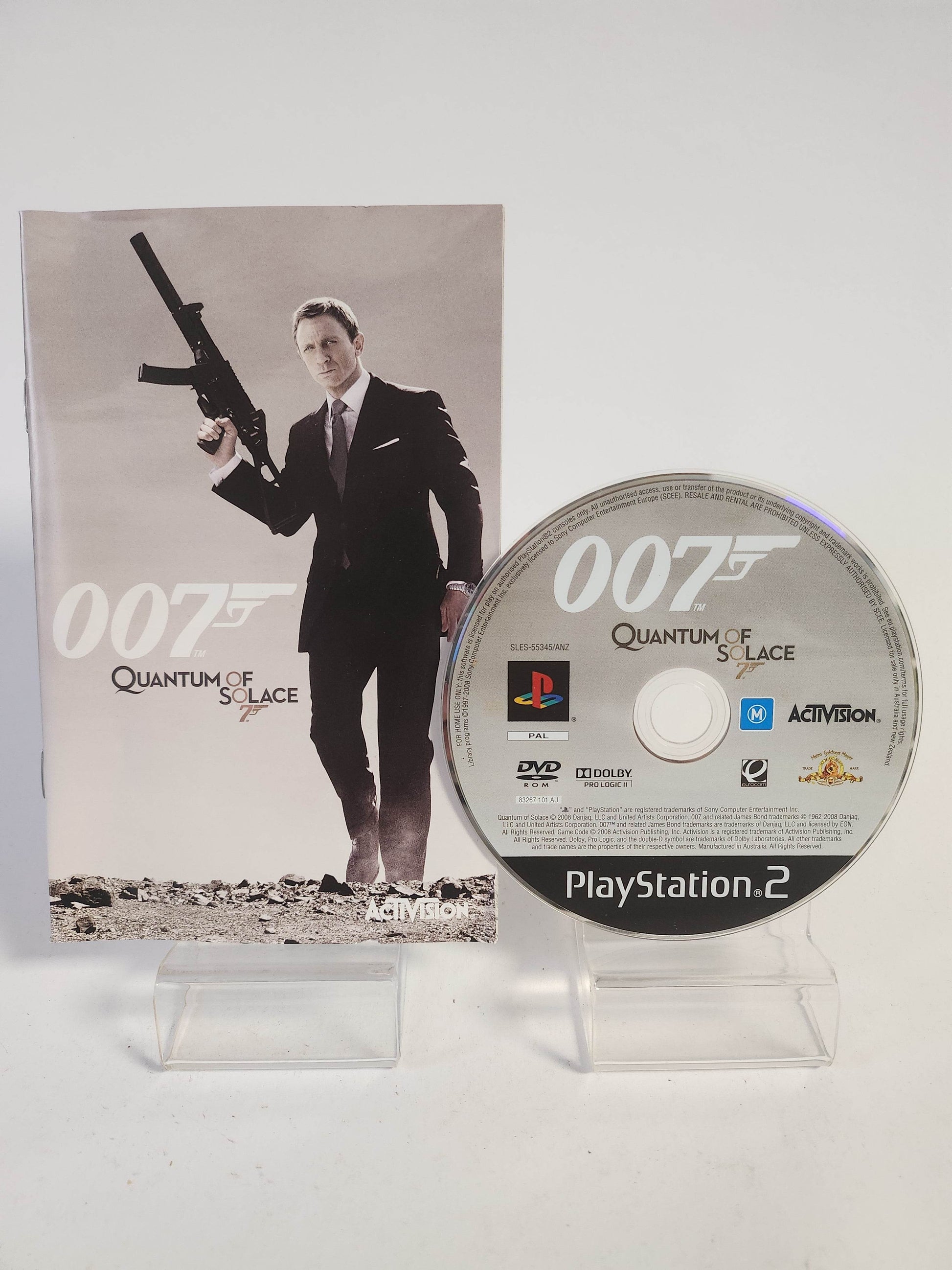 007 Quantum of Solace Austalian Cover Playstation 2 - Feniks Gameshop