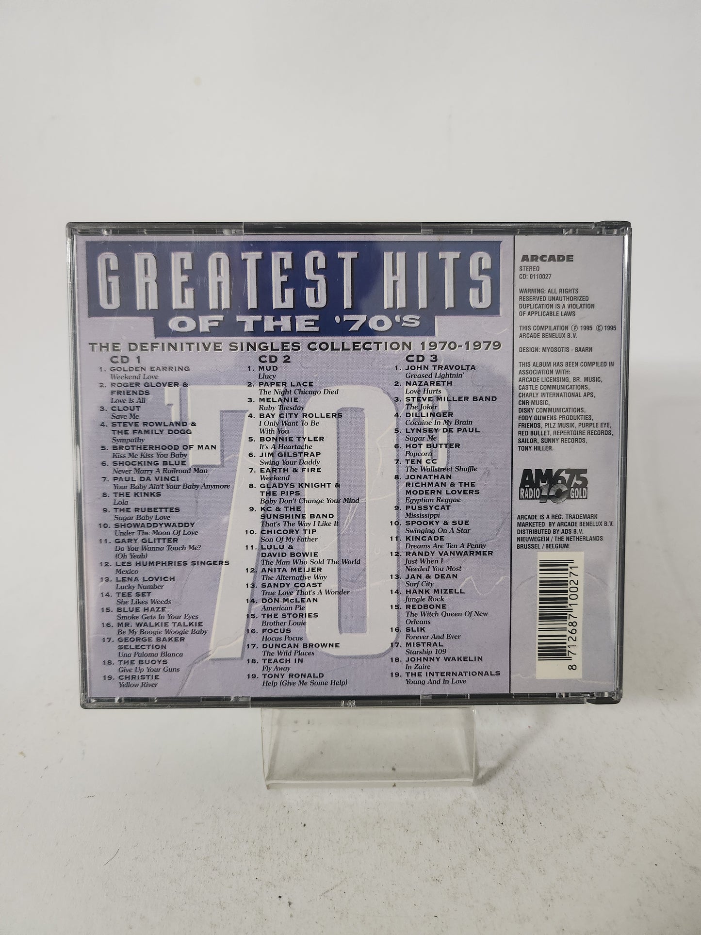 Greatest Hits of the 70's: the Definitive Singles Collection 1970-1979 3CD Box