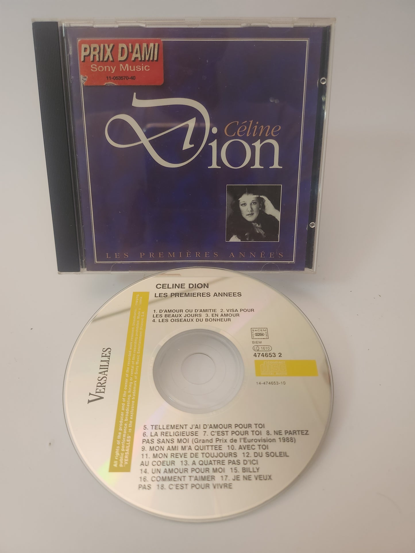 Celine Dion: Les Premières Annees CD