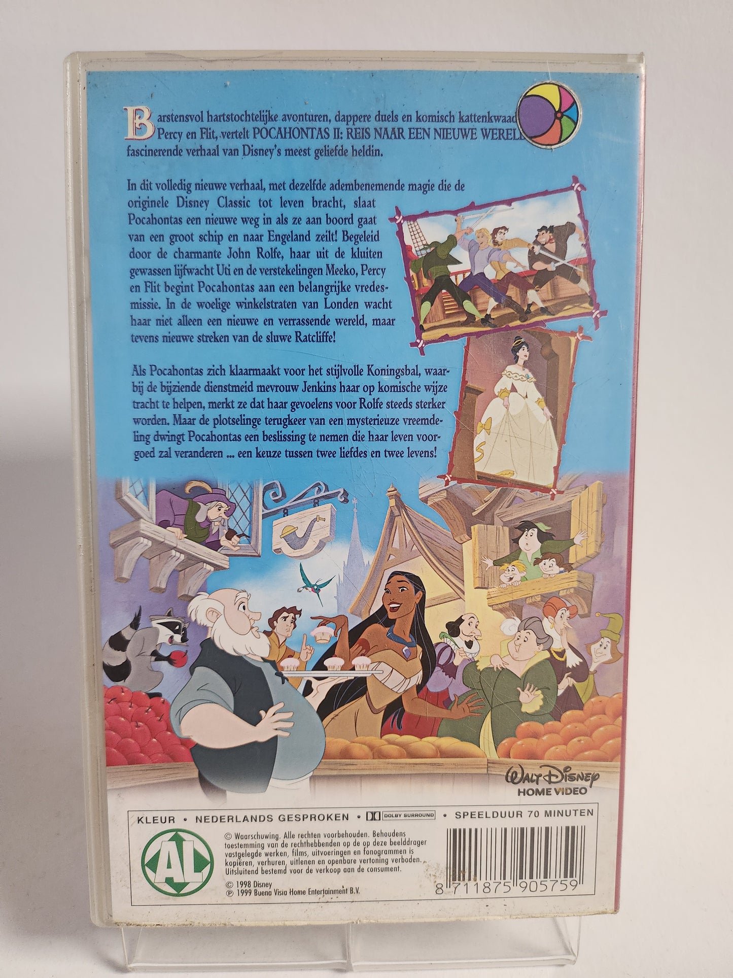 Pocahontas II "Reis naar een Nieuwe Wereld" VHS Kids