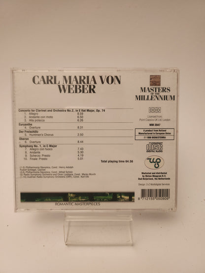 Carl Maria von Weber: Masters of the Millennium CD