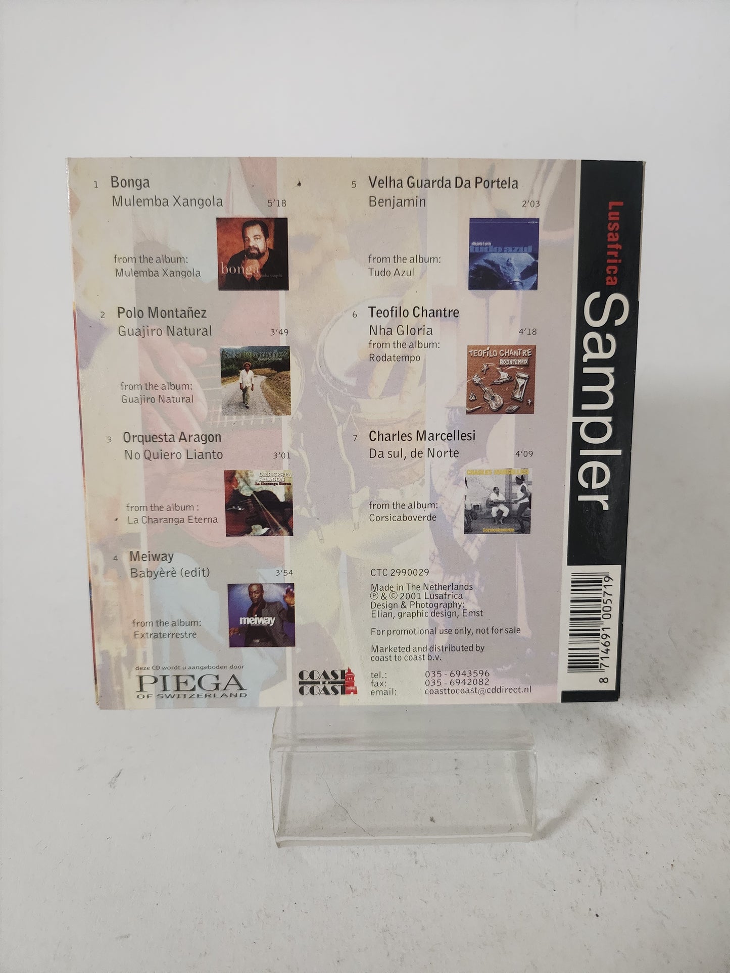 Jazz Lusafrica Sampler CD Single