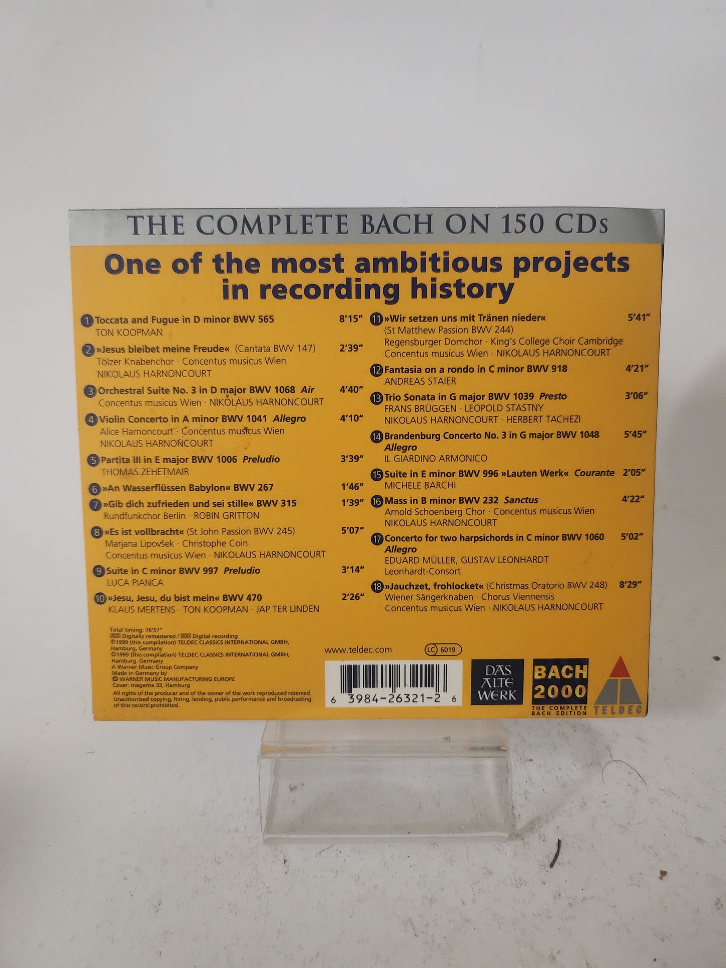 Bach 2000: Sampler CD Single