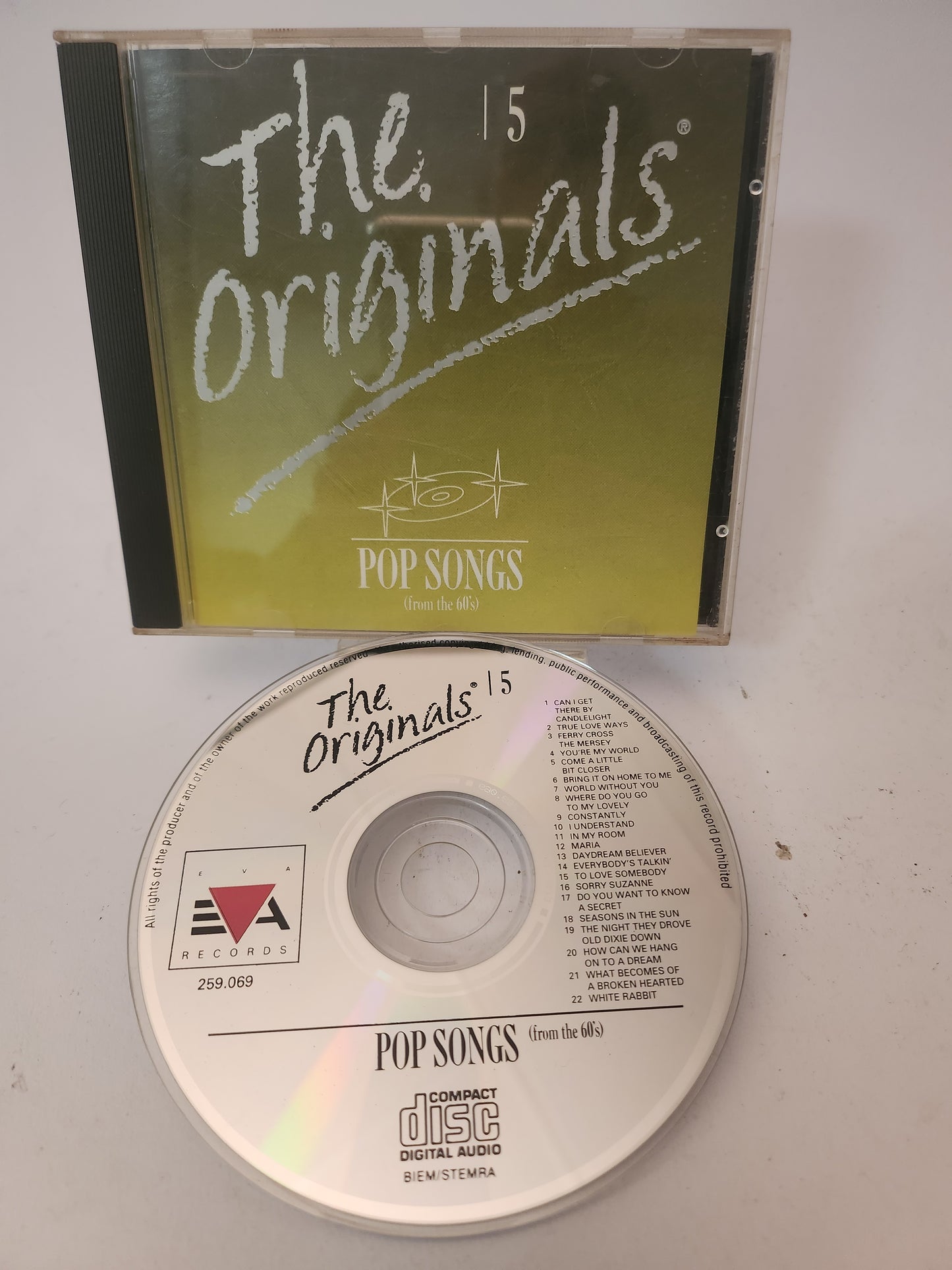 Originals Pop Songs Volume 5 CD