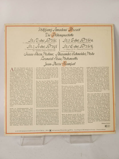 Wolfgang Amadeus Mozart: Die Flötenquartette LP Vinyl - Feniks Gameshop