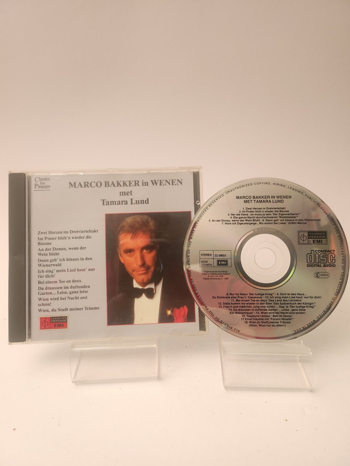 Marco Bakker in Wenen met Tamara Land CD