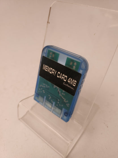 Guillemot Transparant Blue 4mb Memorycard Playstation 1
