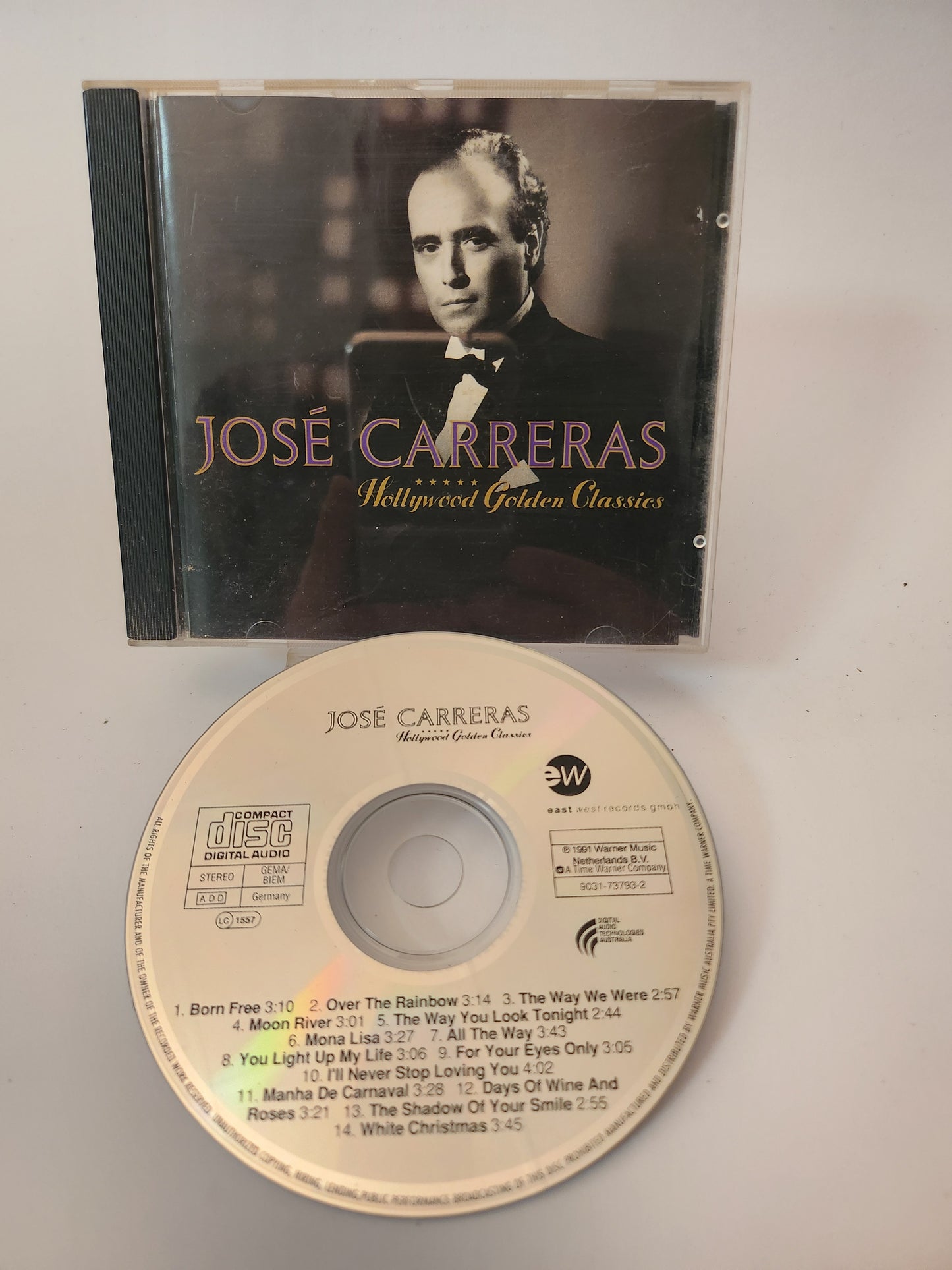 José Carreras: Hollywood Golden Classics CD
