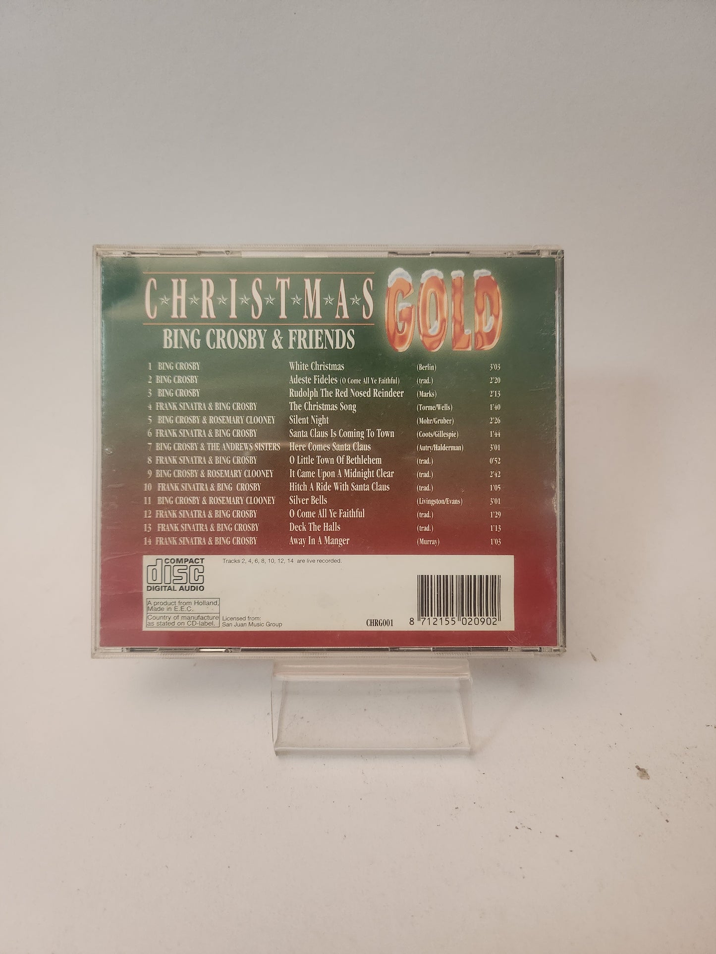Bing Crosby & Friends: Christmas Gold CD