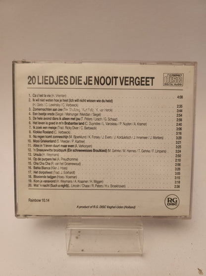 20 Liedjes die je Nooit Vergeet CD