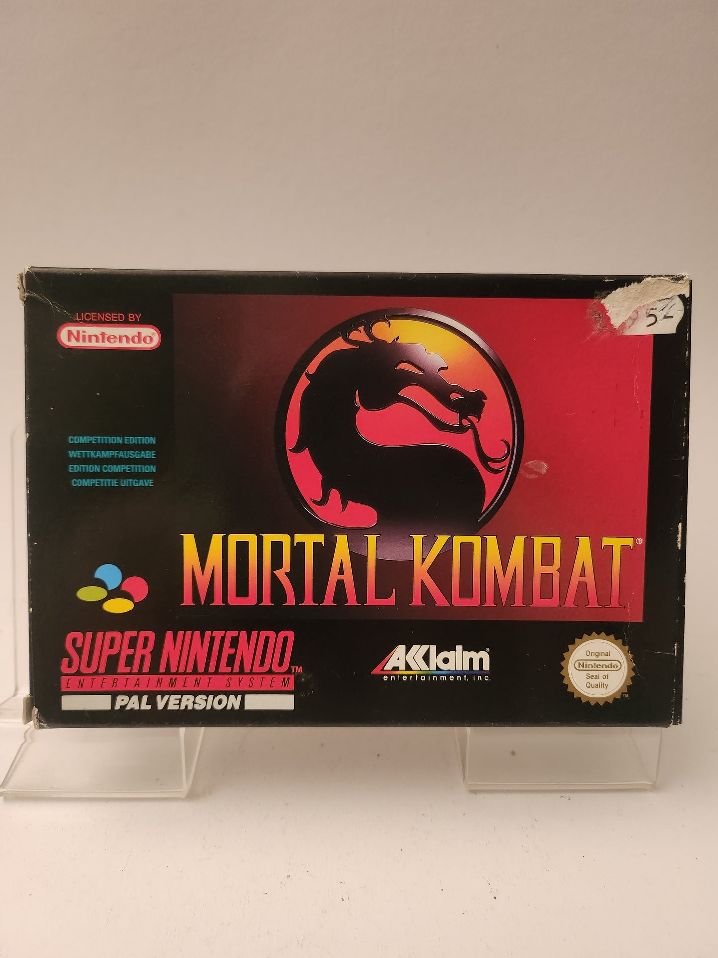 Mortal Kombat Boxed SNES