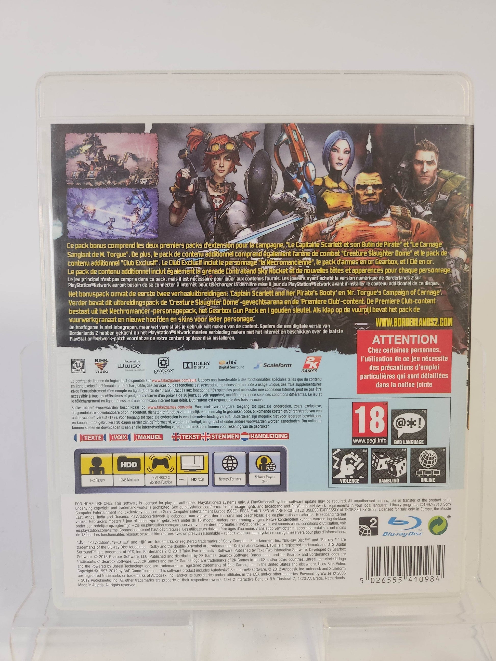 Borderlands 2 Add-on Content Pack Playstation 3 - Feniks Gameshop