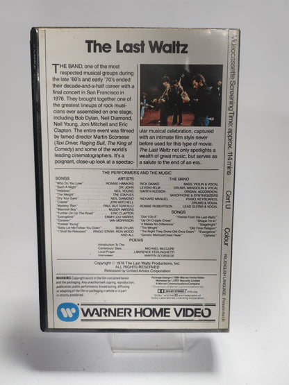 Last Waltz VHS