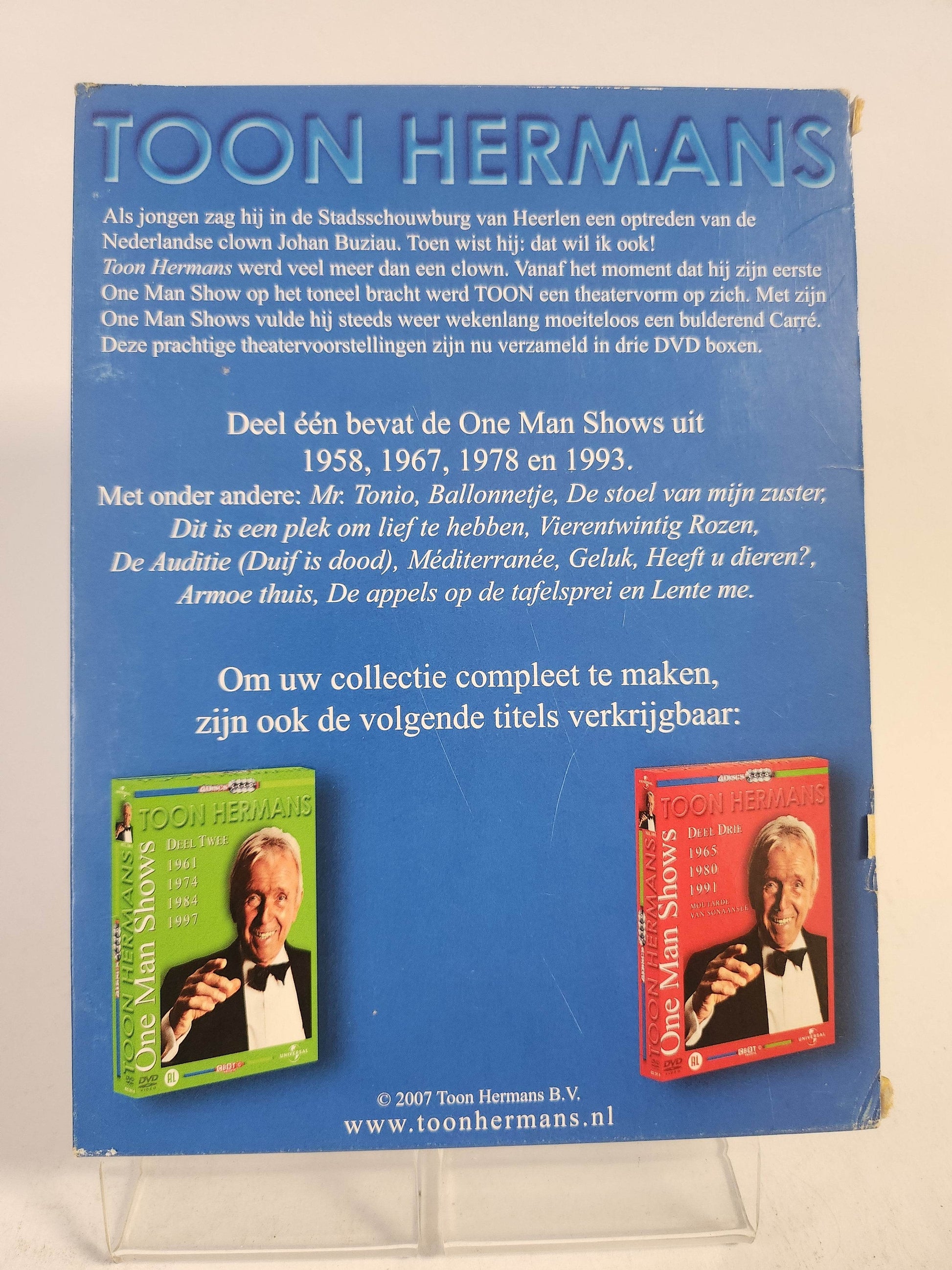 Toon Hermans One Man Shows Deel 1 Box DVD - Feniks Gameshop