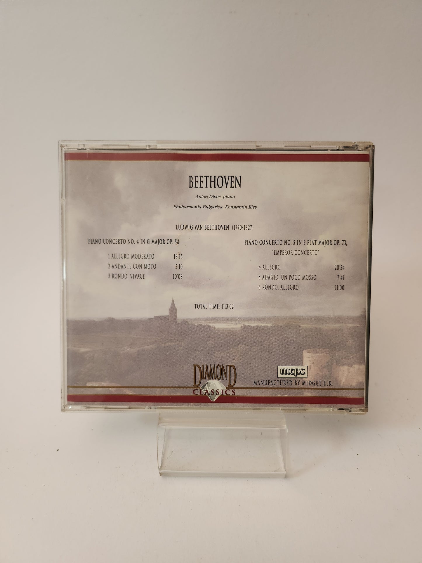 Beethoven: Famous Piano Concertos No 4 & 5 CD