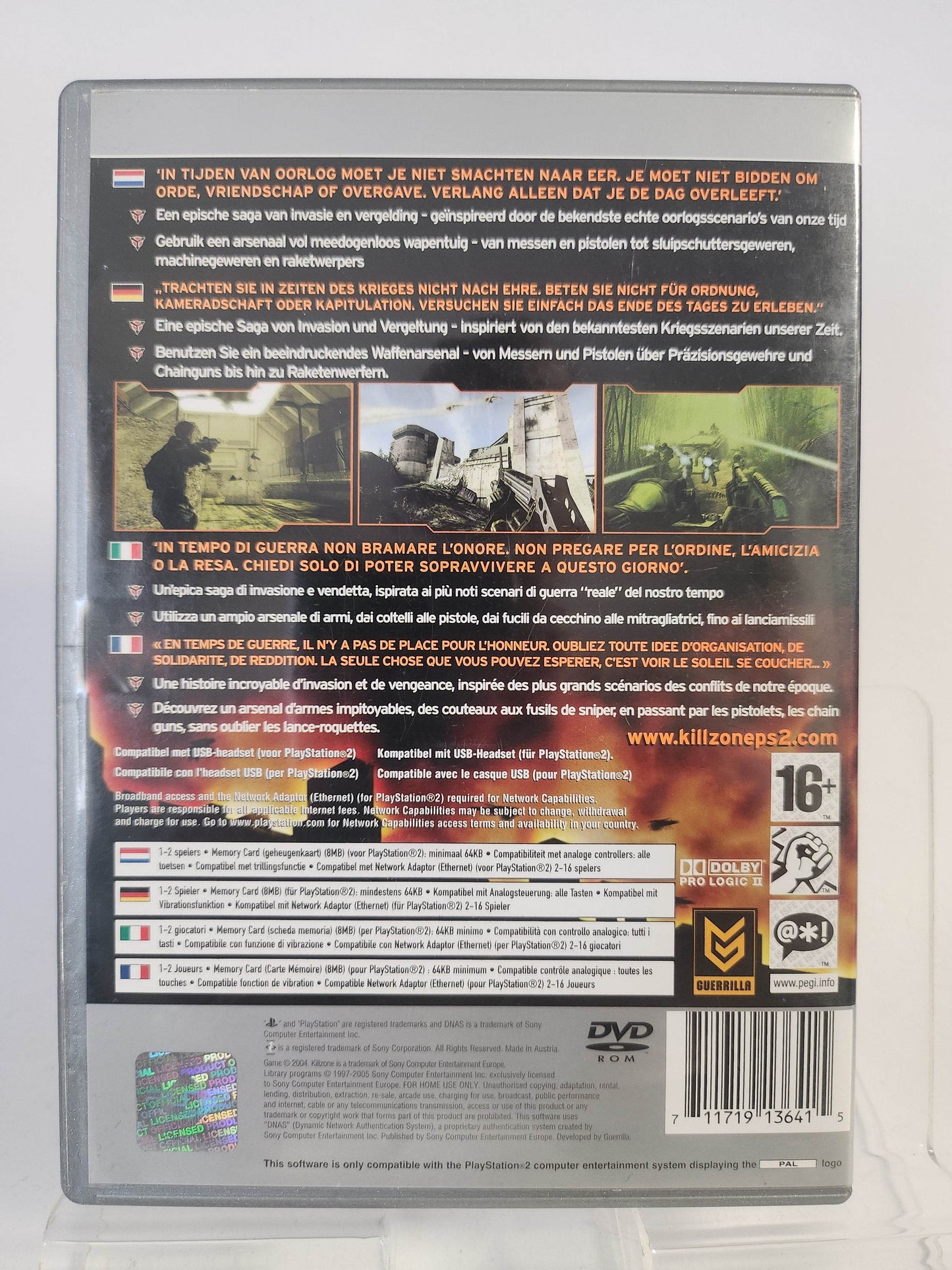 Killzone Platinum Edition Playstation 2