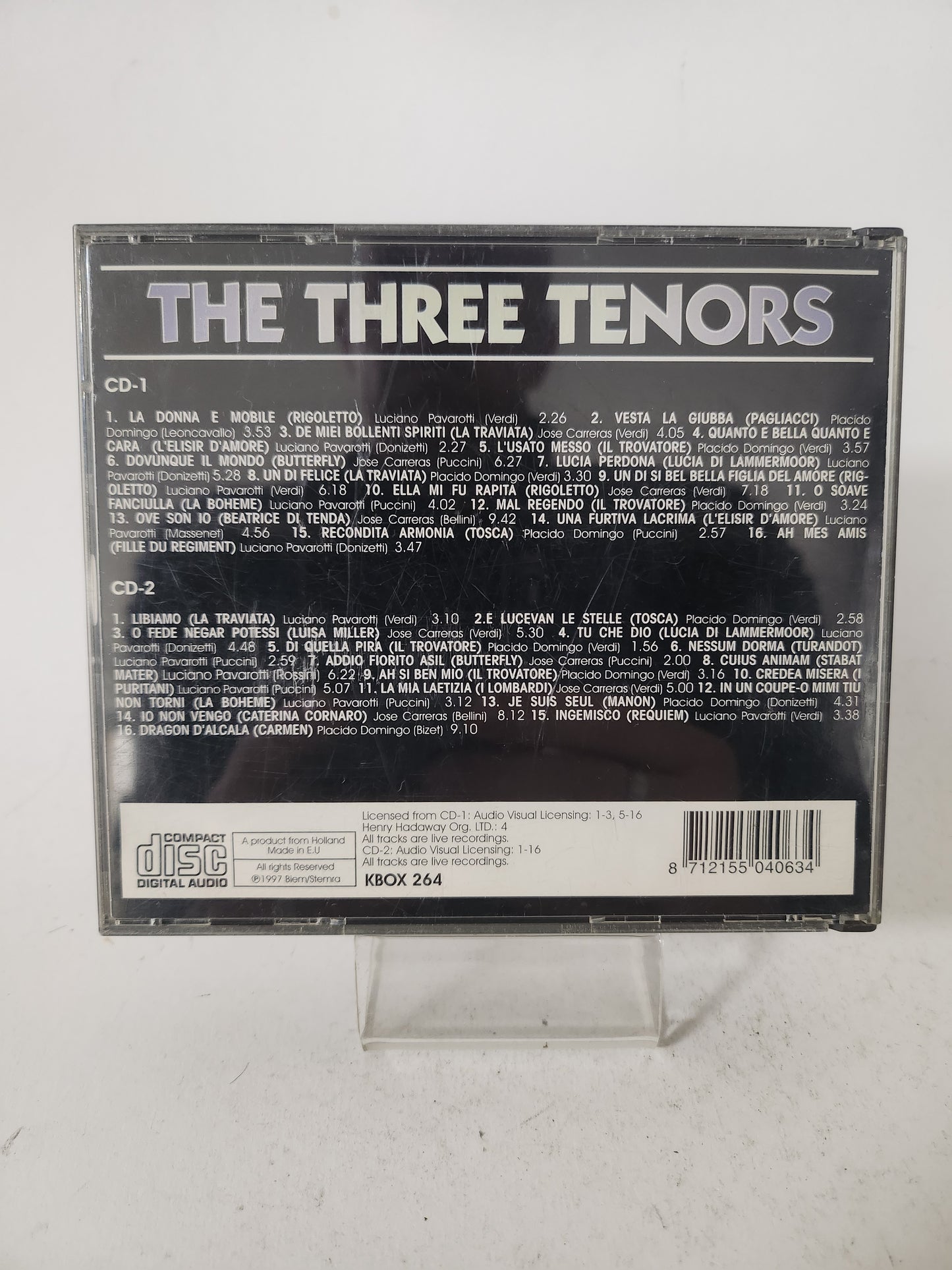 Three Tenors Dubbel CD
