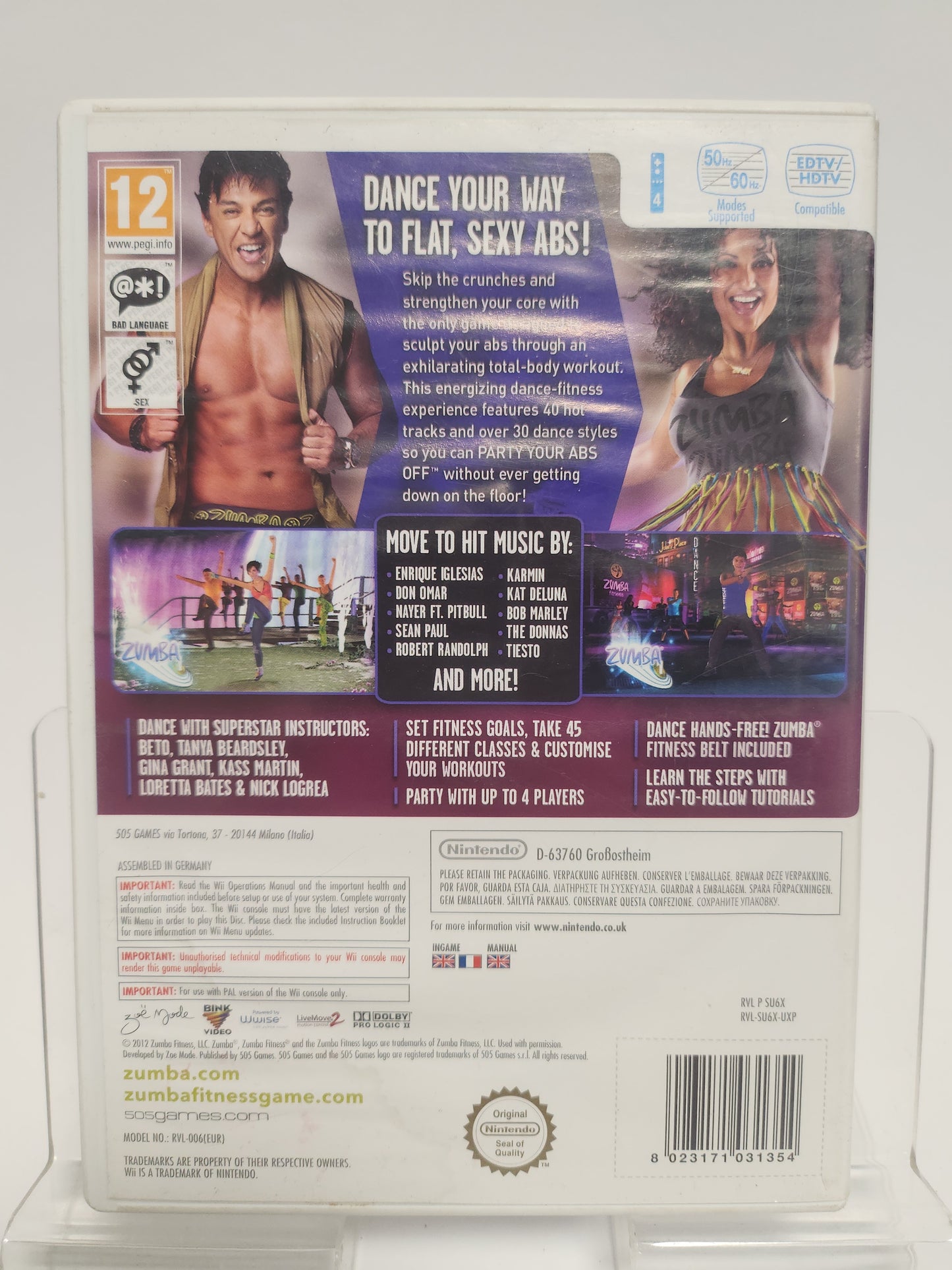 Zumba Fitness Core Nintendo Wii