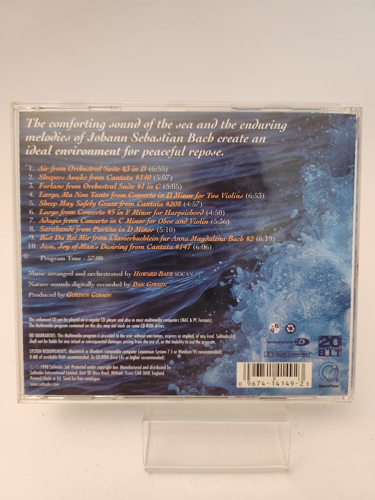 Solitudes: Bach Forever by the Sea CD