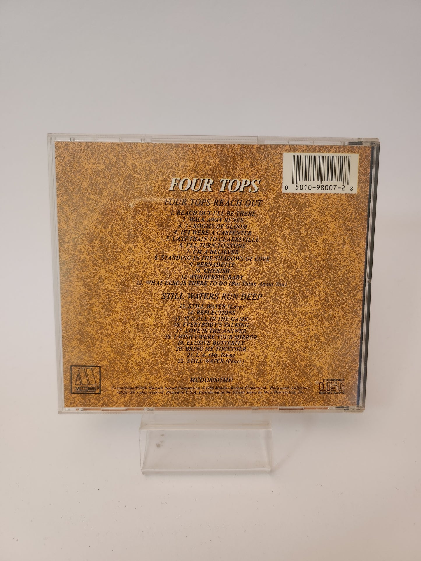 Motown: Four Tops "2 All Time Great Classic Albums" CD