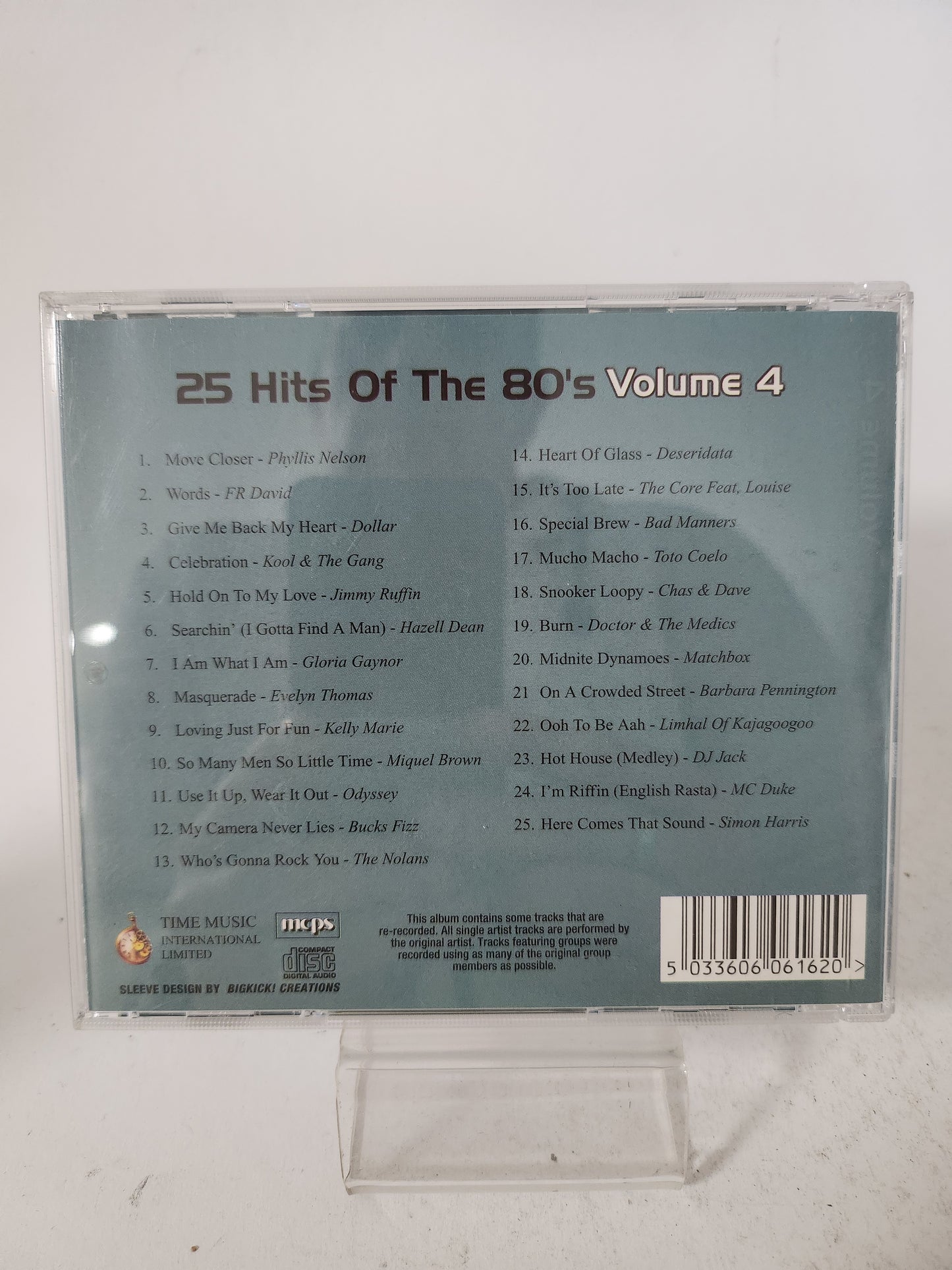 25 Hits of the 80's Volume 4 CD