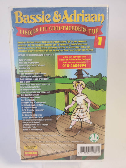 Bassie & Adriaan Liedjes uit Grootmoeders Tijd 1 VHS - Feniks Gameshop