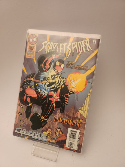 Scarlet Spider #2 Cyber War VF/NM (1995 Marvel Comics) geseald Marvel Comics