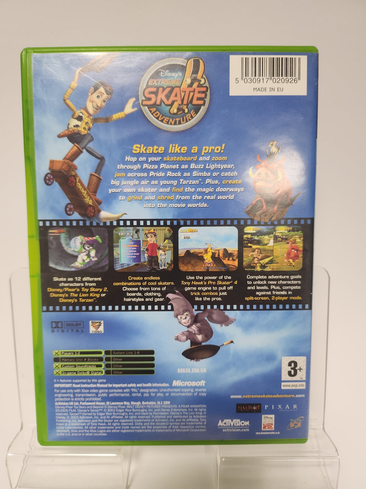 Disneys Extreme Skate Adventure Xbox Original