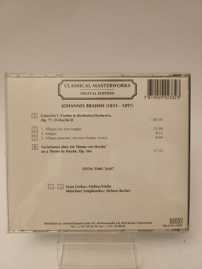 Classical Masterworks: Johannes Brahms CD
