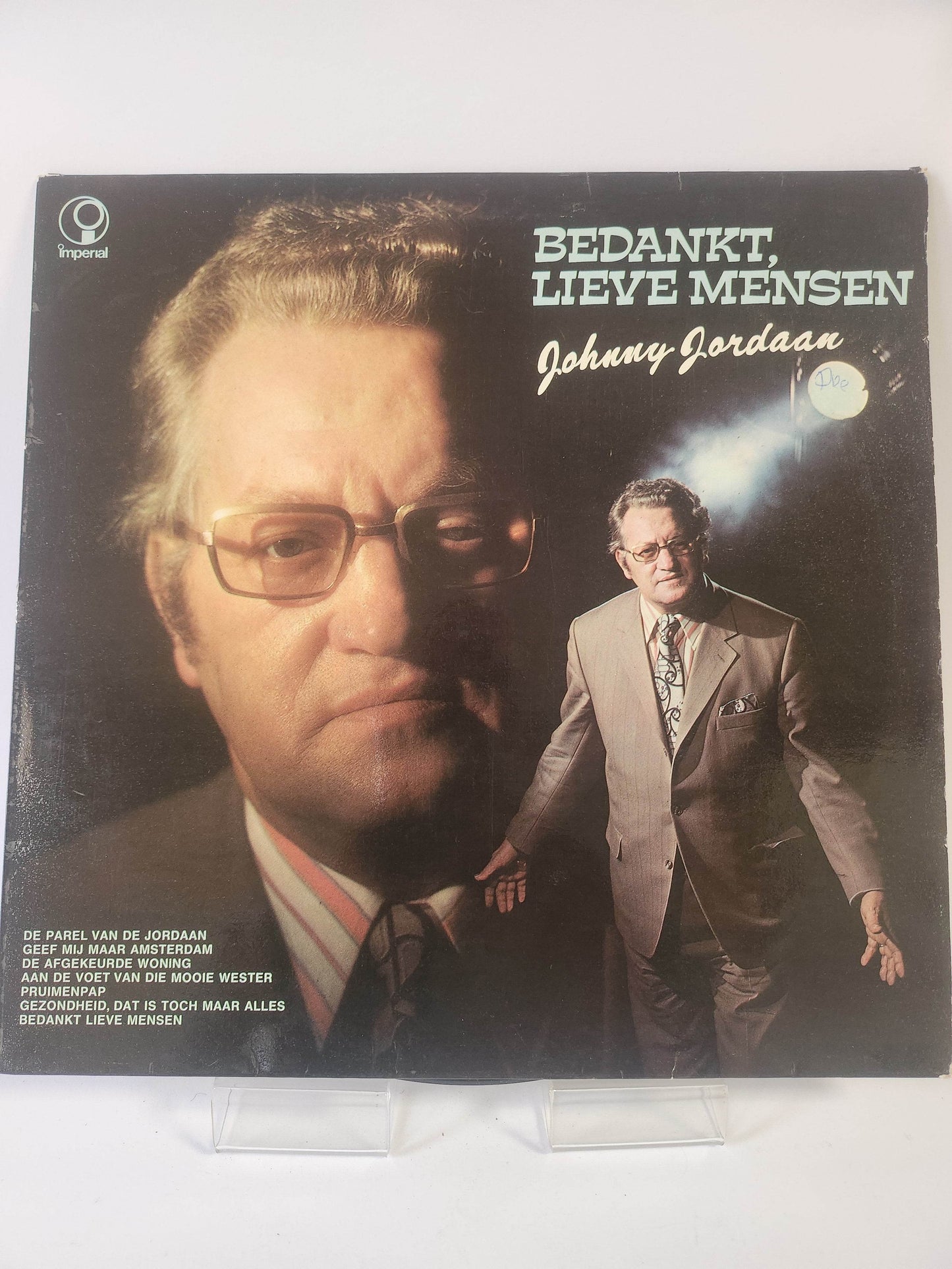 Johnny Jordaan: Bedankt Lieve Mensen LP Vinyl - Feniks Gameshop