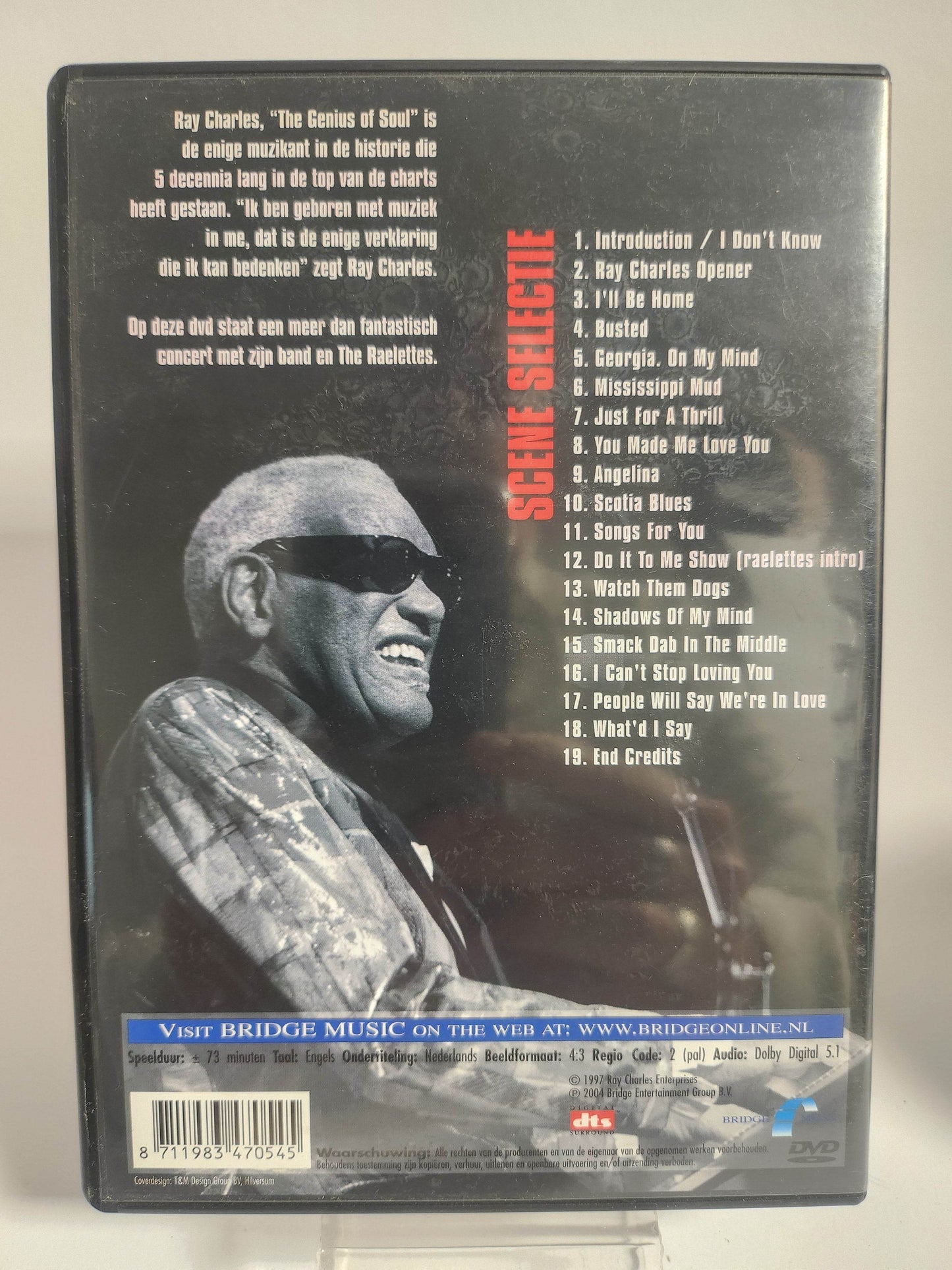 Ray Charles Live at the Montreux Festival DVD - Feniks Gameshop