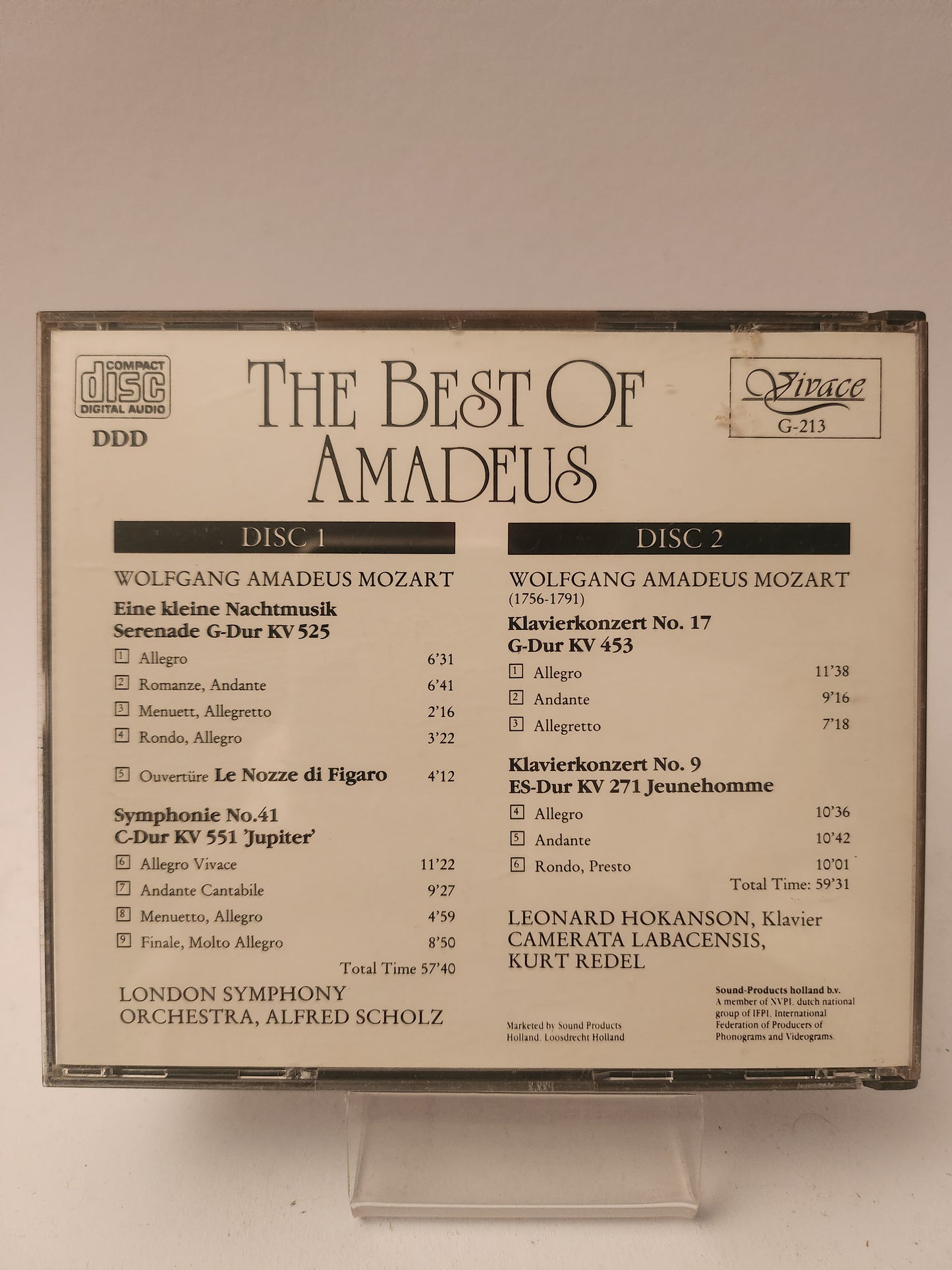 The Best of Amadeus CD
