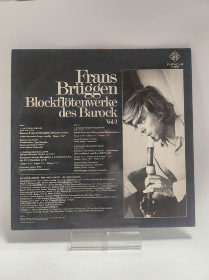 Frans Brüggen: Blockflötenwerke des Barock Volume 2 LP Vinyl