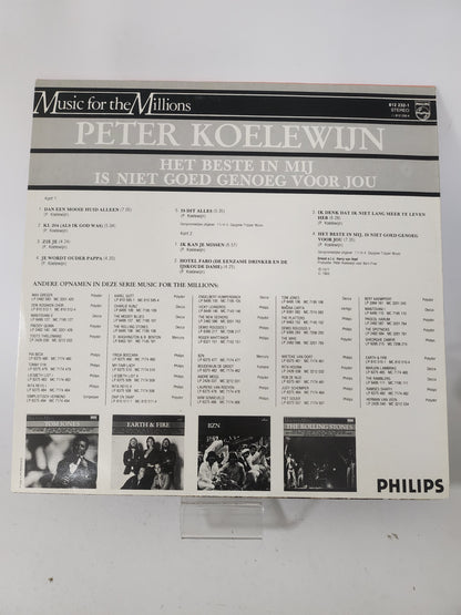 Beste in Mij is niet Goed genoeg voor Jou: Peter Koelewijn LP Vinyl