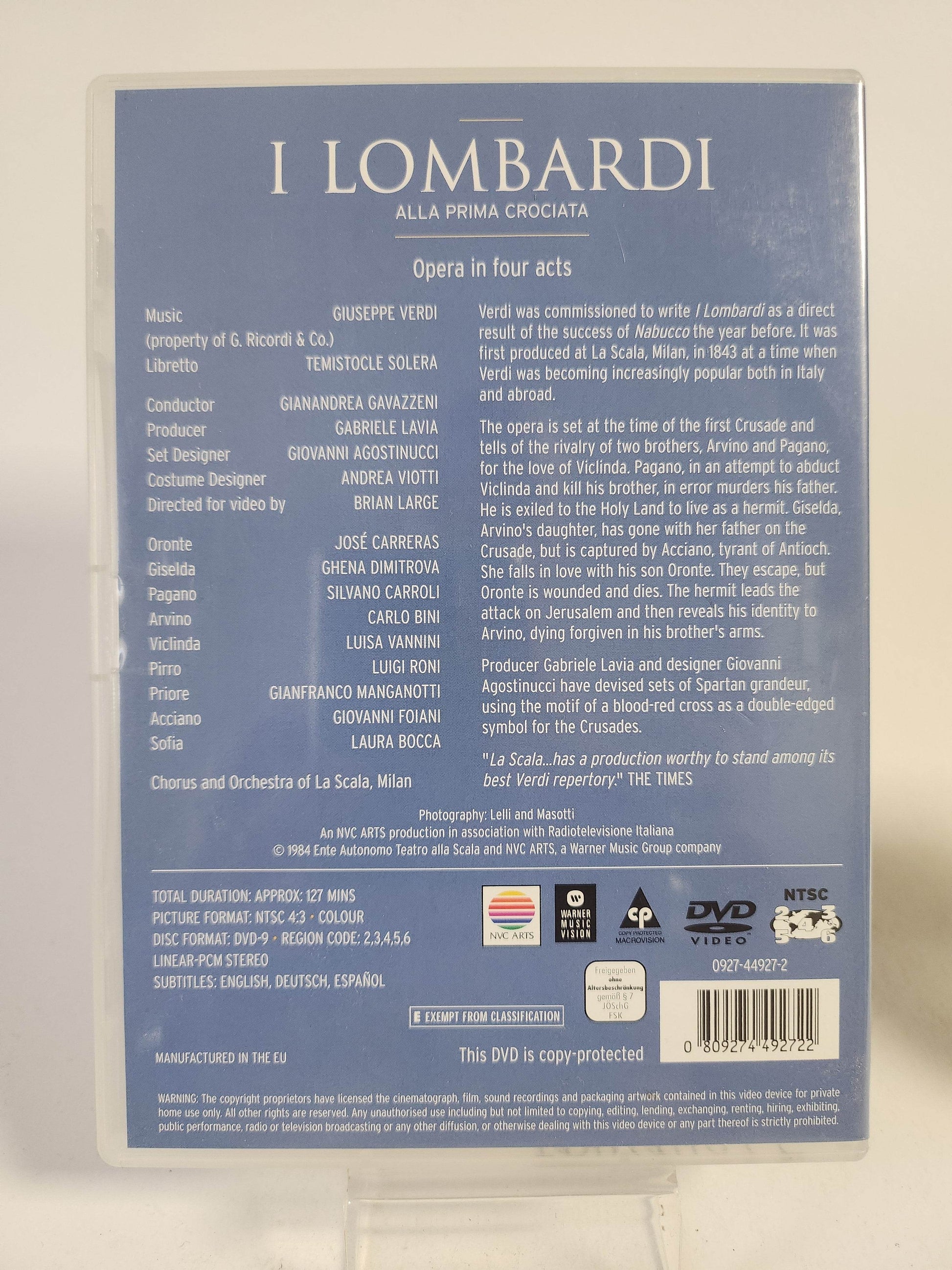 Verdi: I Lombardi DVD Muziek - Feniks Gameshop